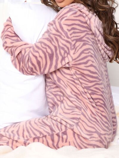 Printed Zip Up Long Sleeve Lounge suit - Munsieur