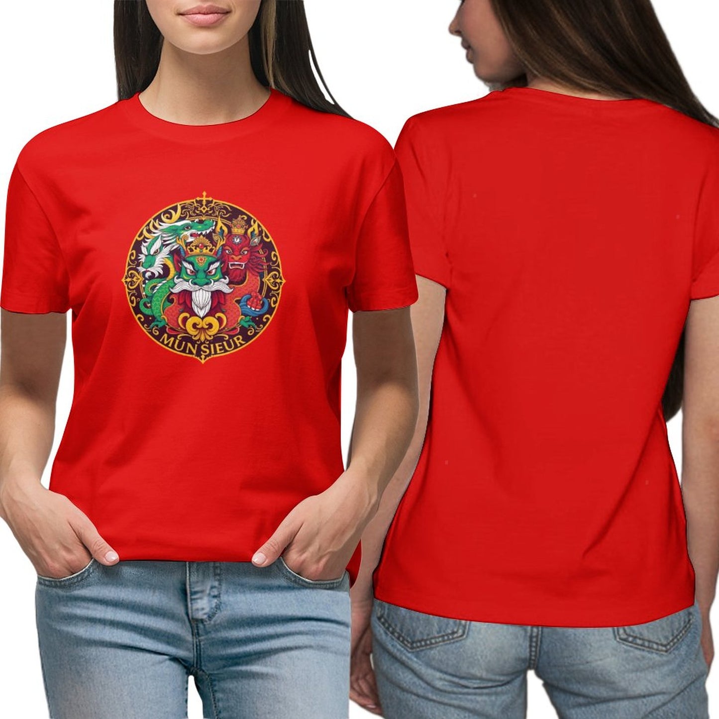 Munsieur T-Shirt for Women: Lightweight, Breathable, and Ultra-Stylish for Her - Munsieur