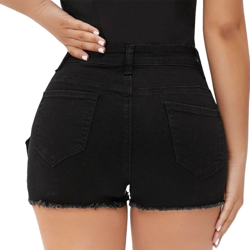 High Waist Sexy Ripped Stretch Casual Bottoms for Her