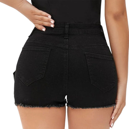Ripped Stretch Casual Bottoms for Her