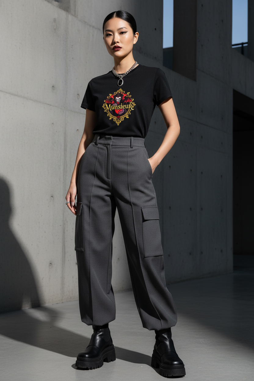 Women's Munsieur T-shirt "Noor" Valentine's Day Design Bleeding Collection