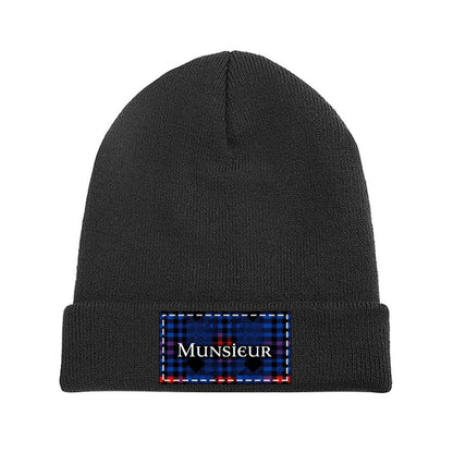 Munsieur Beanie Custom Knit Hat for Cold Weather