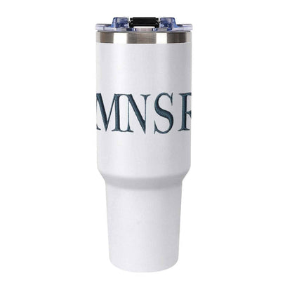 40oz Insulated Tumbler with Handle and Straw Munsieur Brand