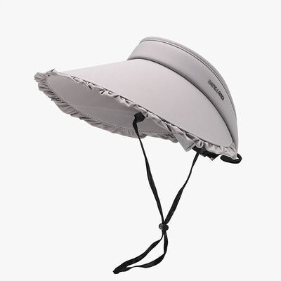 Frill Adjustable Ice Silk Sun Hat - Munsieur
