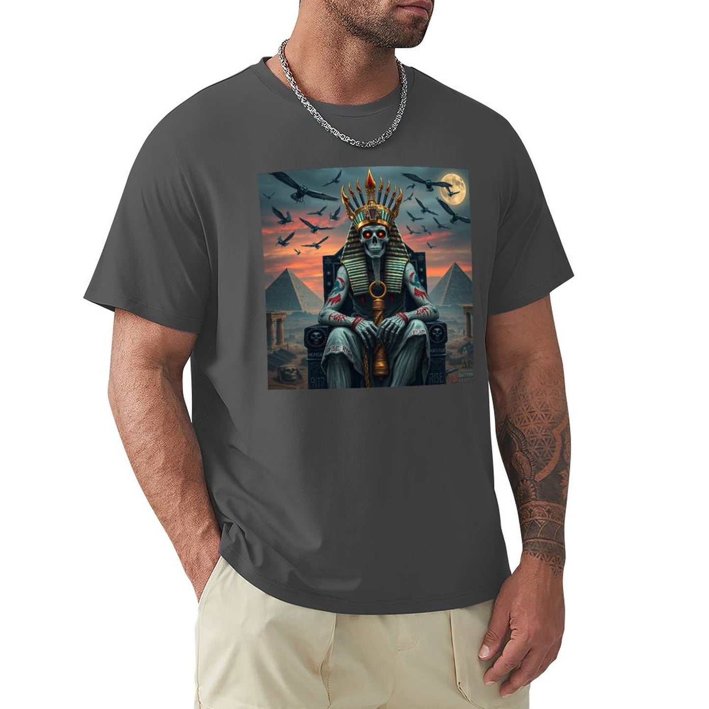Munsieur Pharaoh's Reign Collection Men's Tee (High Definition & Front Printing)