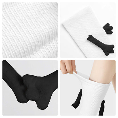 Munsieur Design Buddy Socks Magnetic Holding Hands Funny Socks accessories