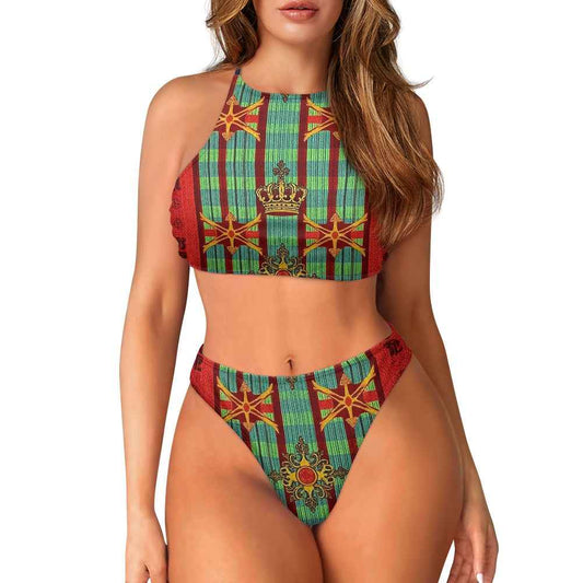 Wrapped-chest Bikini