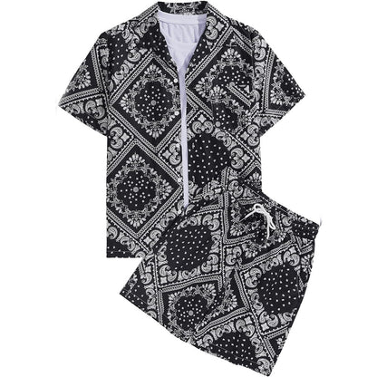 Munsieur Vacay Hawaiian Shorts Set Men's - Munsieur