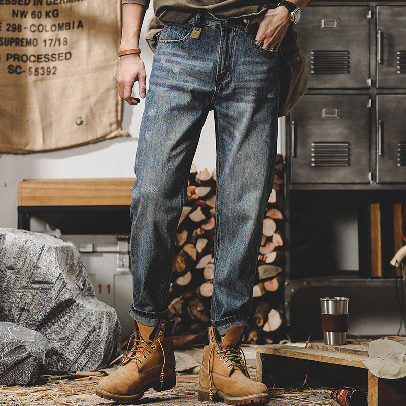 Men's American Retro Autumn Pants