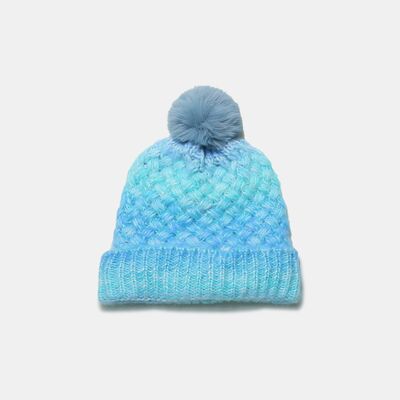Gradient Knit Hat with Pompom - Munsieur
