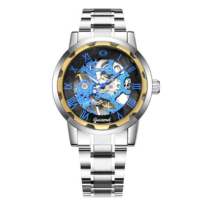 Strip Hollow Gold Manual Mechanical Watch