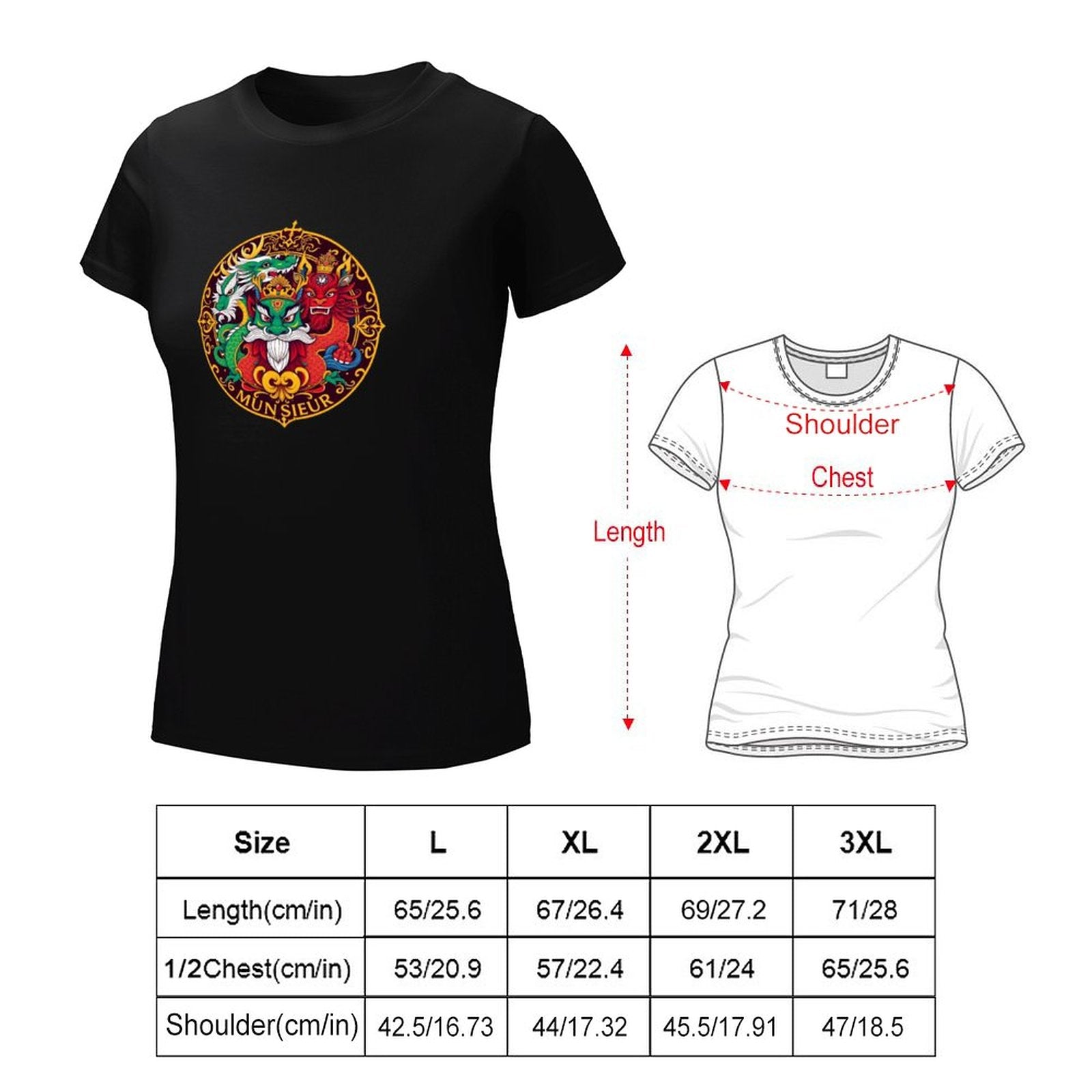 Munsieur T-Shirt for Women: Lightweight, Breathable, and Ultra-Stylish for Her - Munsieur