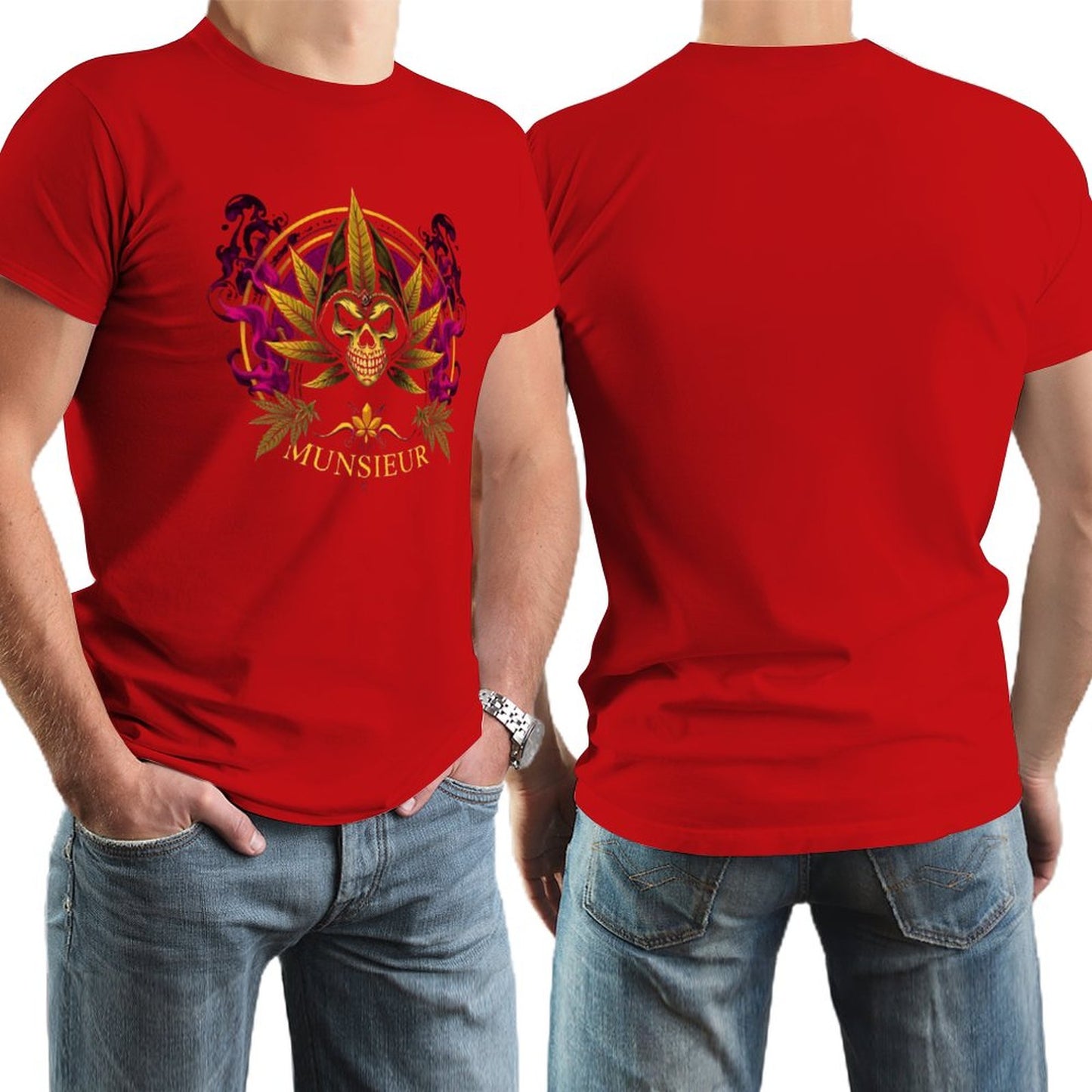 Munsieur 420 Collection "Out The Smoke" Tee for Men