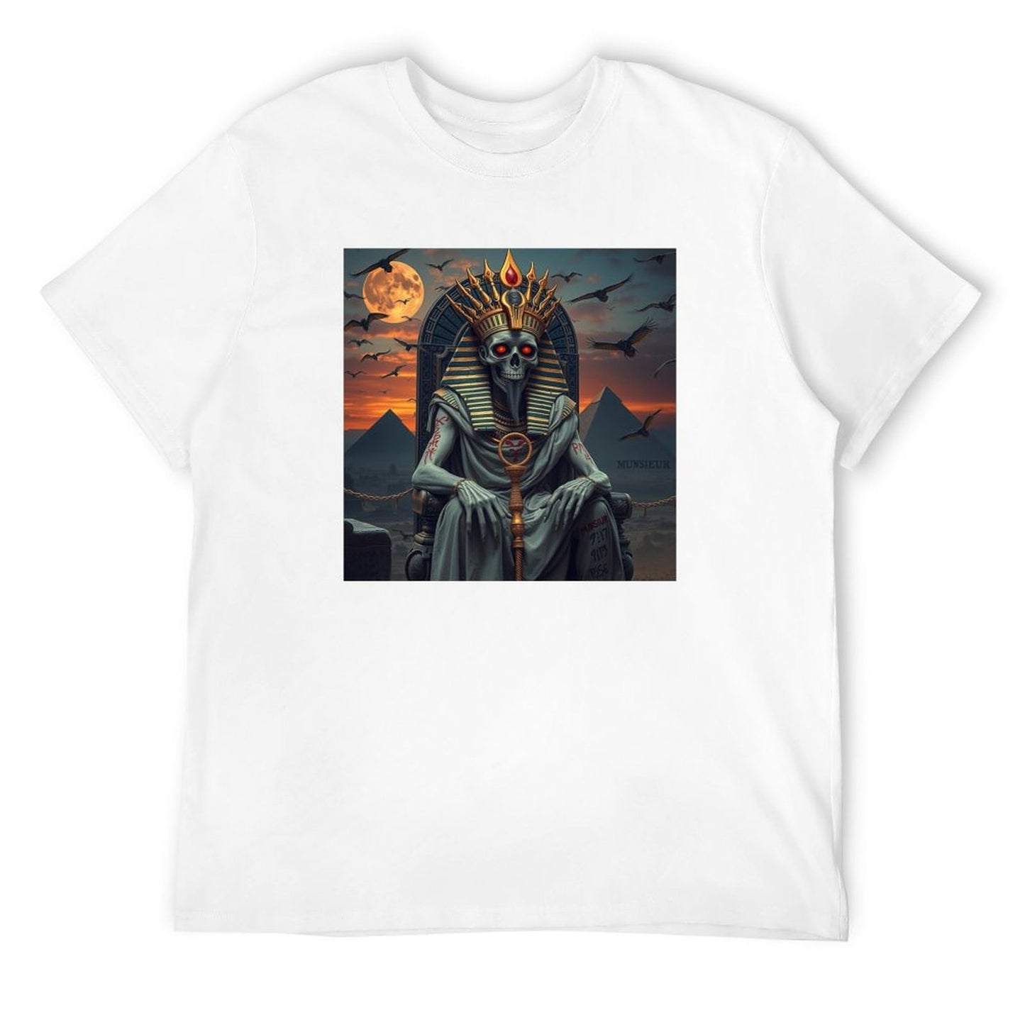 Munsieur Pharaoh's Reign Collection Men's Tee IV (High Definition & Front Printing)