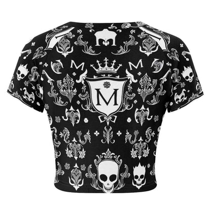Tight cropped navel-baring T-shirt