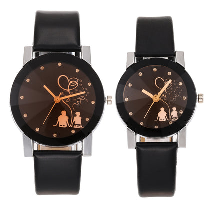New Couple Trendy Stylish Glossy Simple Elegant Couples Watch