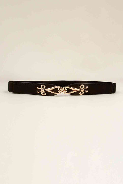 Alloy Buckle Elastic Belt - Munsieur