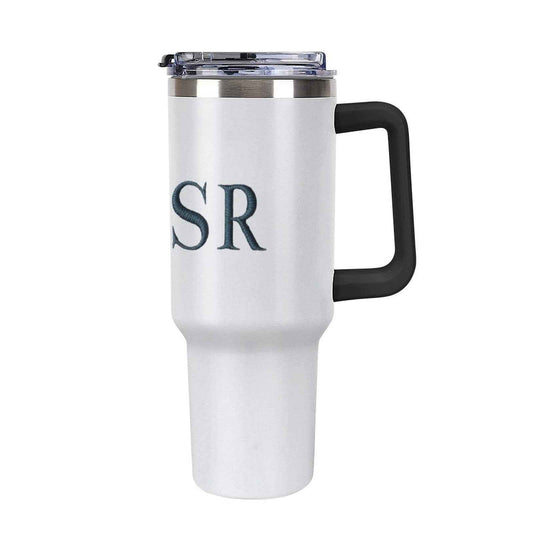 40oz Insulated Tumbler with Handle and Straw Munsieur Brand