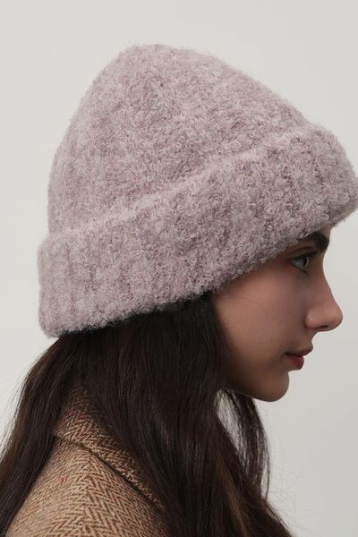 Solid Color Thermal Knit Hat - Munsieur