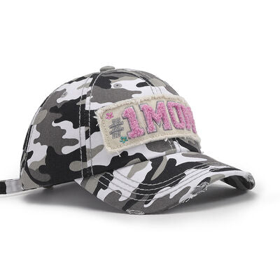Letter Adjustable Cotton Baseball Cap - Munsieur