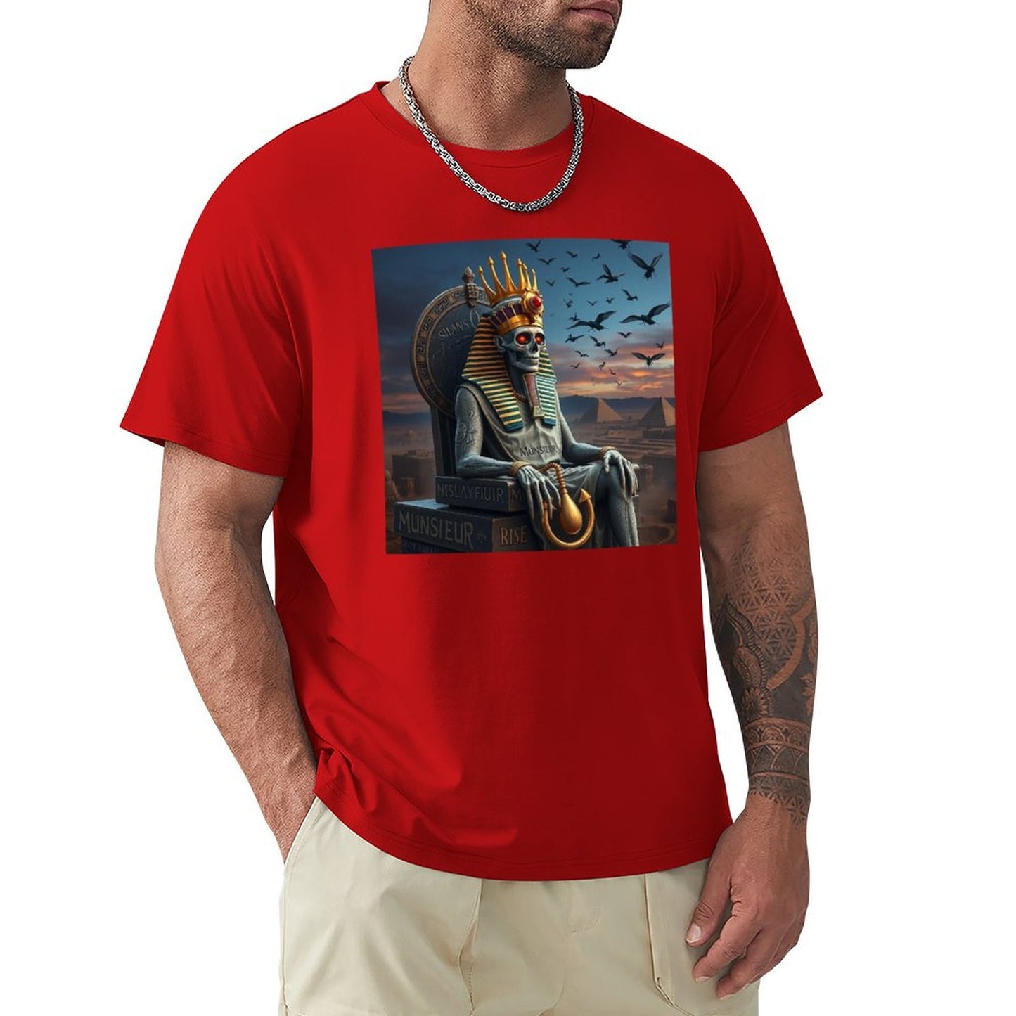 Munsieur Pharaoh's Reign Collection Men's Tee II (High Definition & Front Printing)