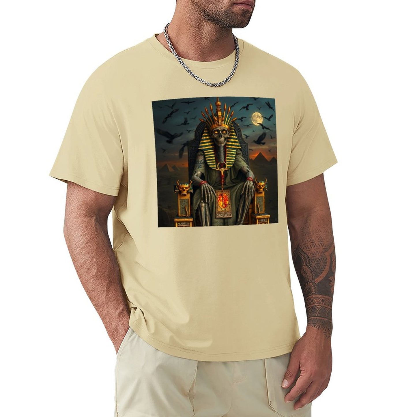 Munsieur Pharaoh's Reign Collection Men's Tee III (High Definition & Front Printing)