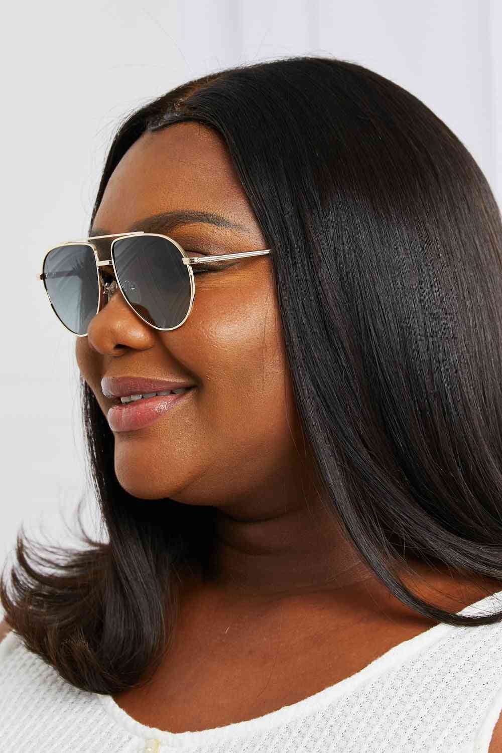 TAC Polarization Lens Aviator Sunglasses - Munsieur