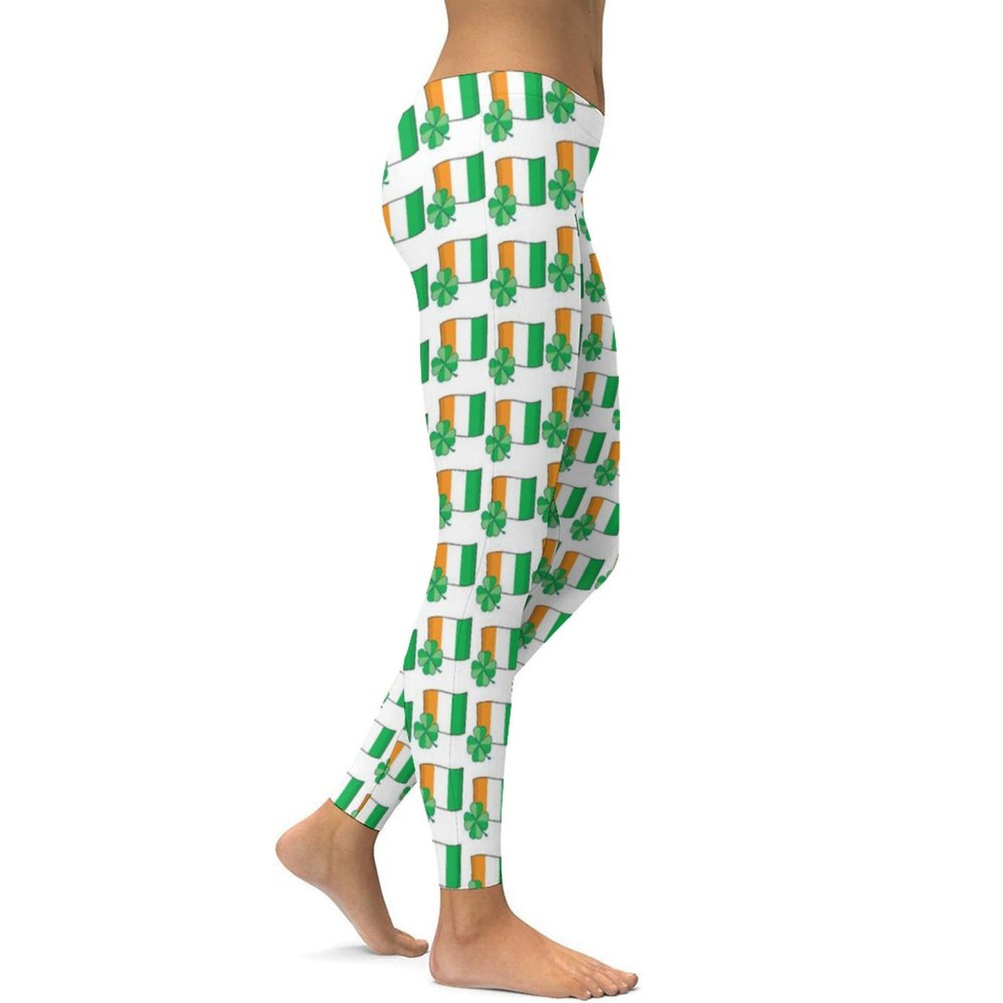 Munsieur St. Patrick's Day Collection Women's Hot Yoga Stretch Leggings