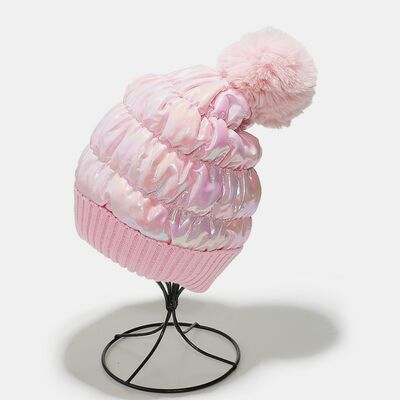 Thermal Knit Hat with Pompom - Munsieur