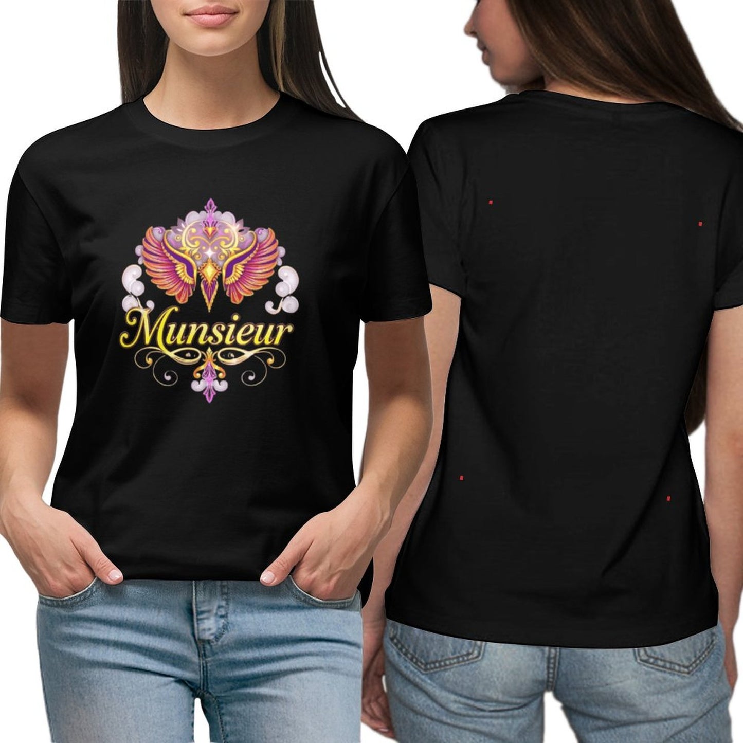 Munsieur T-Shirt for Women: Chic, Comfortable, and Timeless for Her - Munsieur