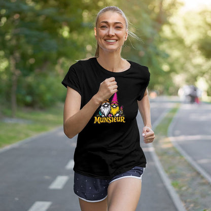 Munsieur Women's Designer T-shirt "Gnomies" Streetwear for Her
