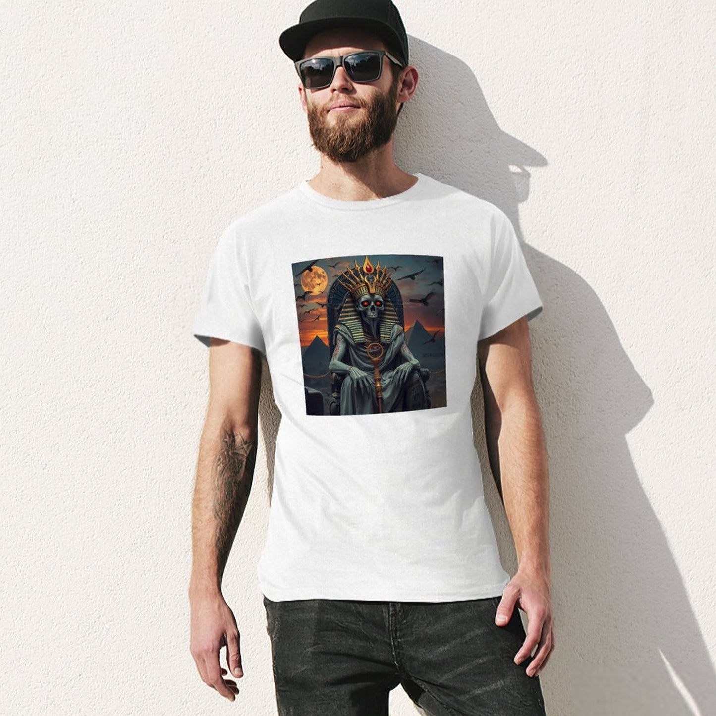 Munsieur Pharaoh's Reign Collection Men's Tee IV (High Definition & Front Printing)