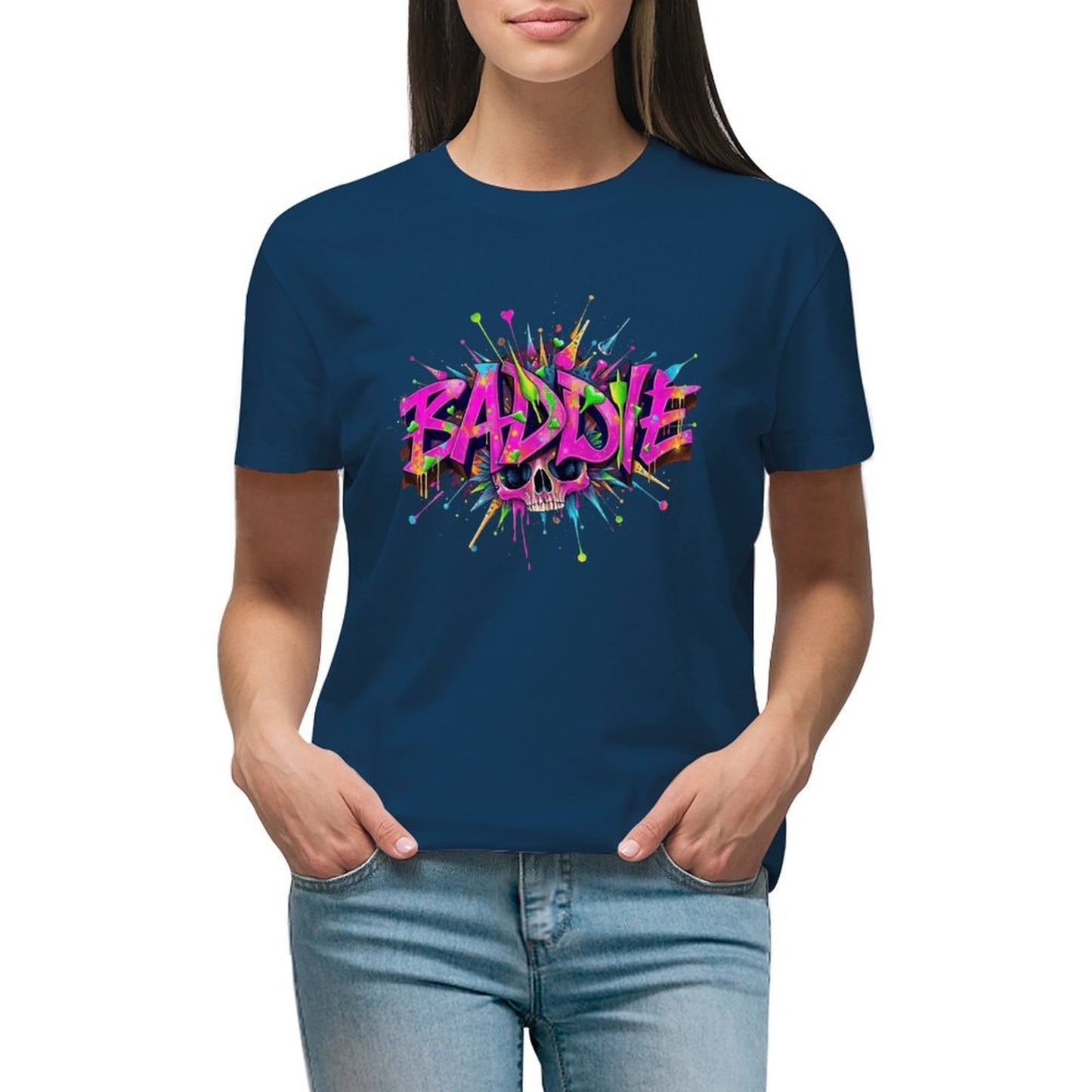 T-shirt for Women "Baddie" Streetwear Crown Co. 👑