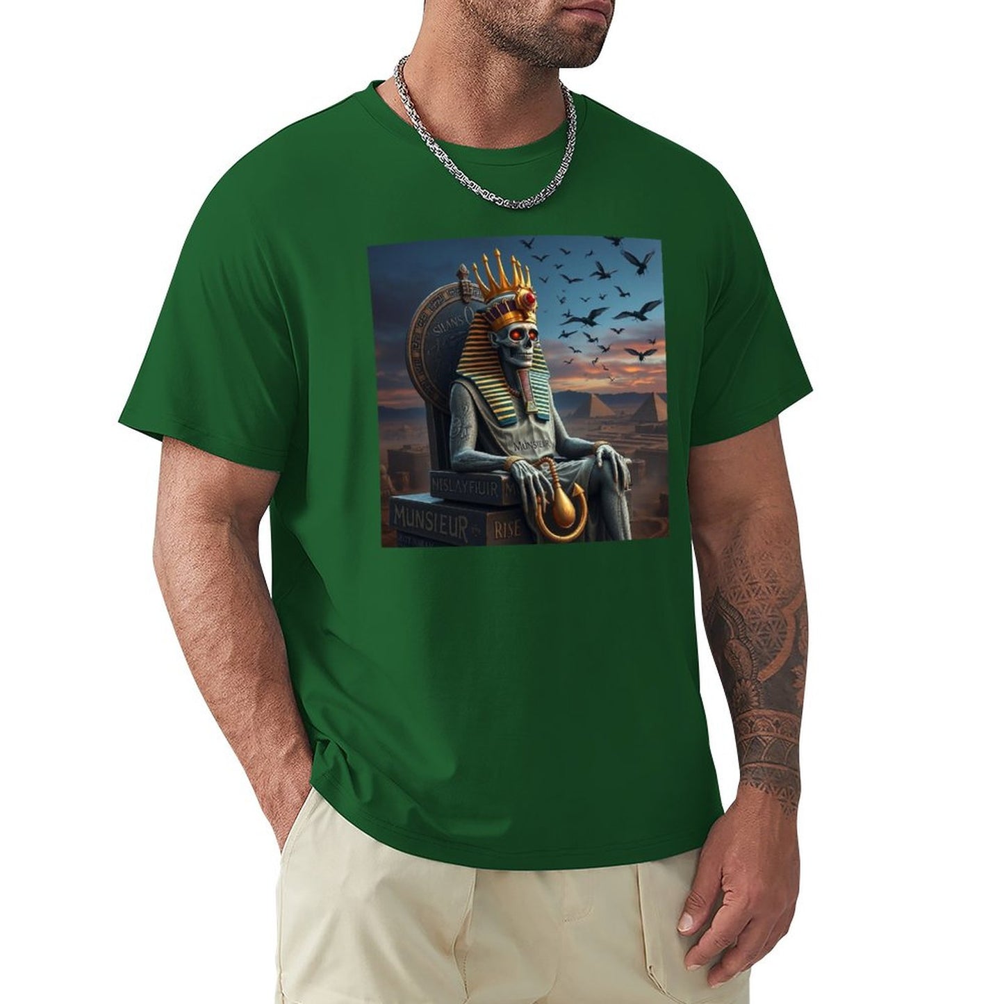 Munsieur Pharaoh's Reign Collection Men's Tee II (High Definition & Front Printing)