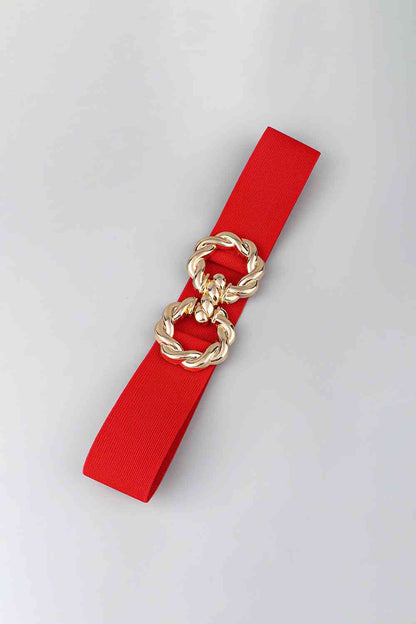 Zinc Alloy Buckle Elastic Belt - Munsieur