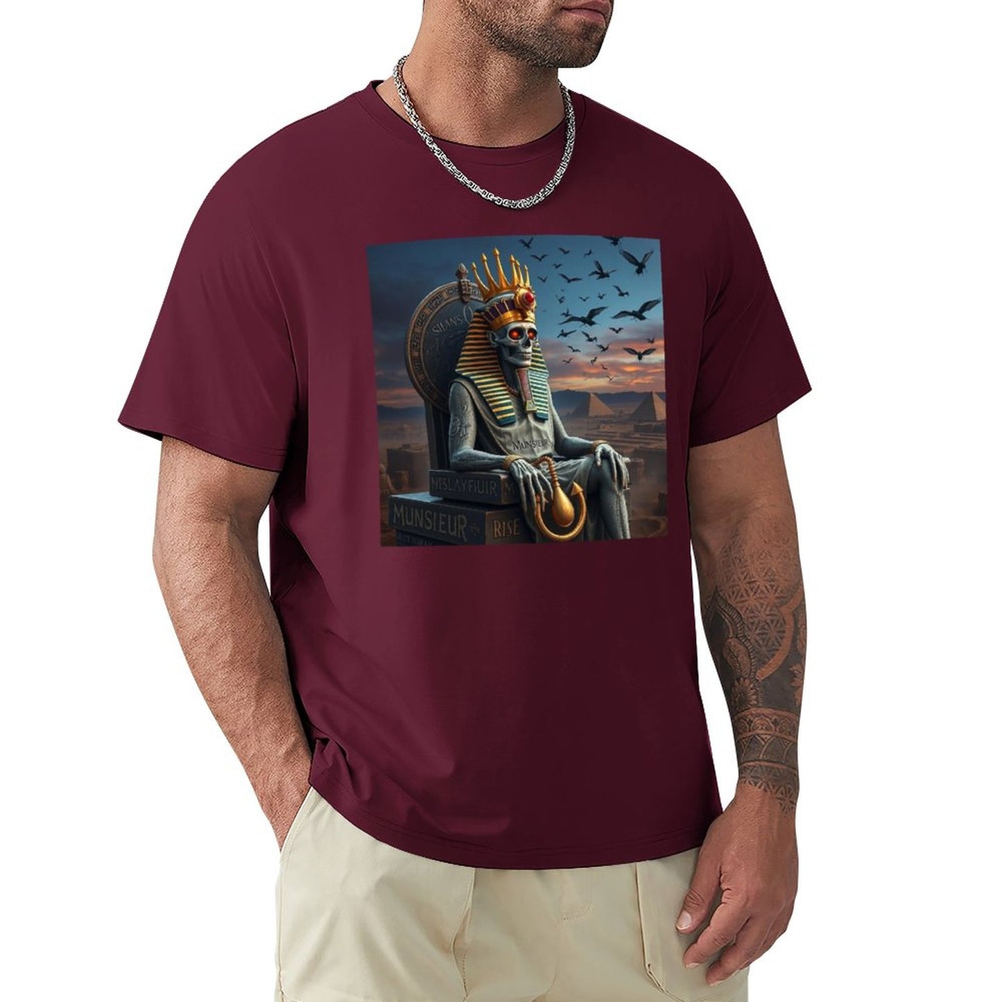 Munsieur Pharaoh's Reign Collection Men's Tee II (High Definition & Front Printing)