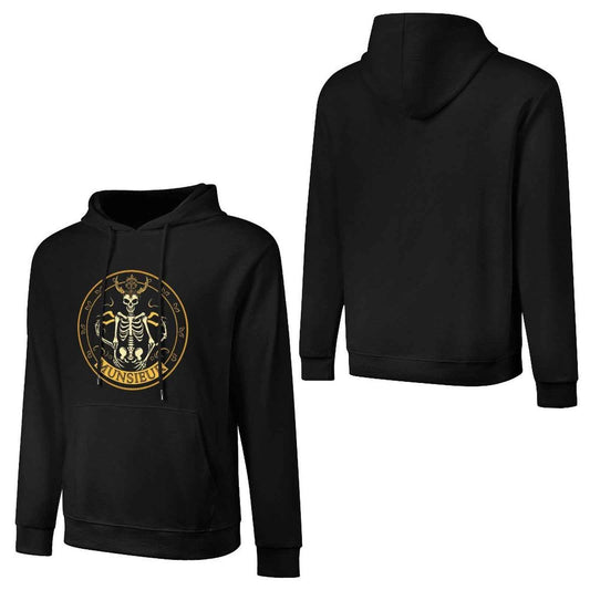 Munsieur Shadow Reaper: Luxe Skull Hoodie for Men - Munsieur