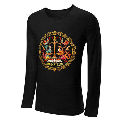 Munsieur Long Sleeve Tee for Men: Versatile, Timeless, and Always On Point - Munsieur