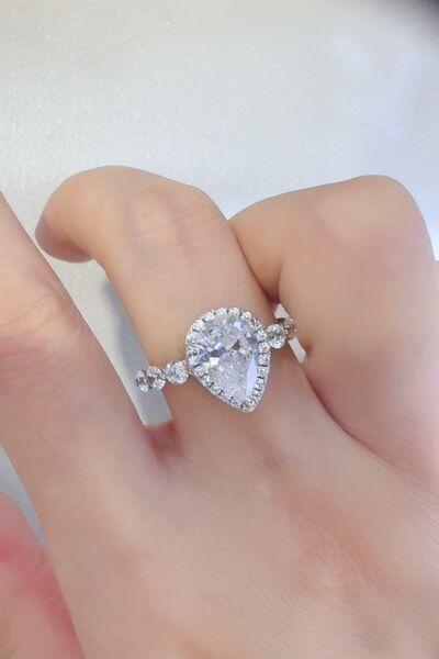 2 Carat Moissanite 925 Sterling Silver Ring - Munsieur