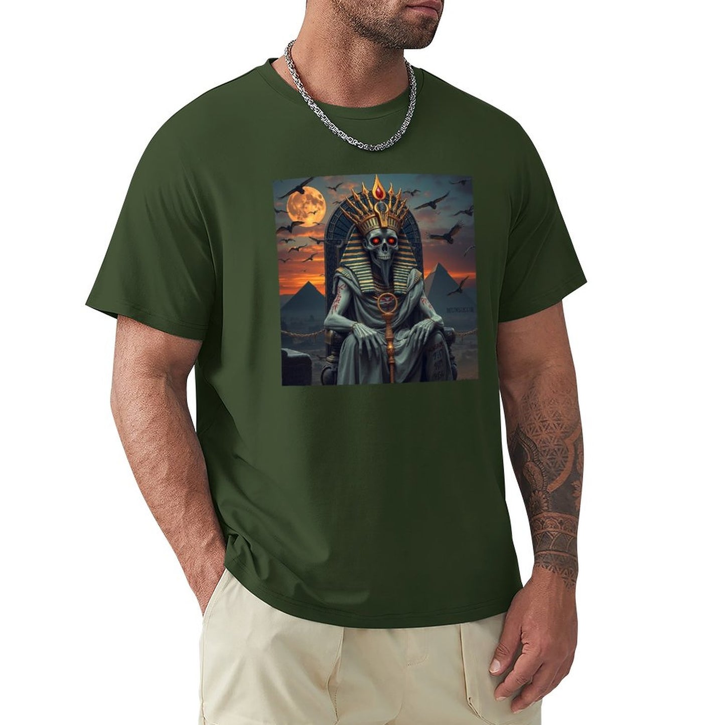Munsieur Pharaoh's Reign Collection Men's Tee IV (High Definition & Front Printing)