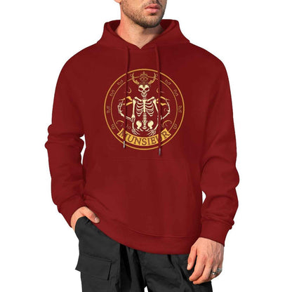 Munsieur Shadow Reaper: Luxe Skull Hoodie for Men - Munsieur