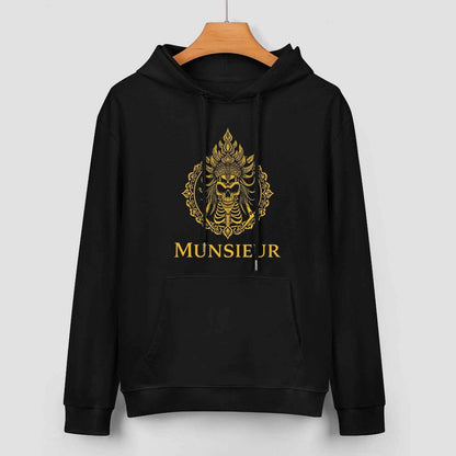 Munsieur Phantom Threads: Skull Edition Hoodie for Men - Munsieur