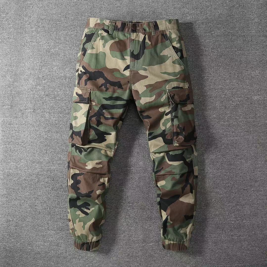 Men's Loose Sports Hard-wearing Camouflage Cargo Pants - Munsieur