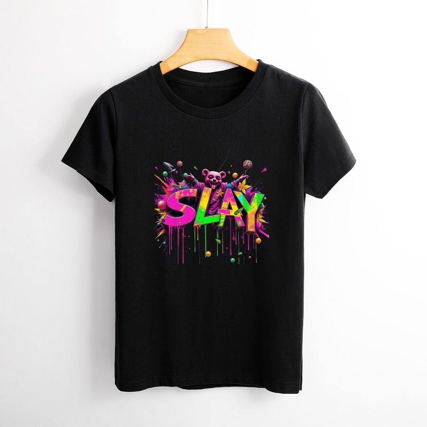 Women's T-shirt "Slay" Designer Streetwear Crown Co.👑