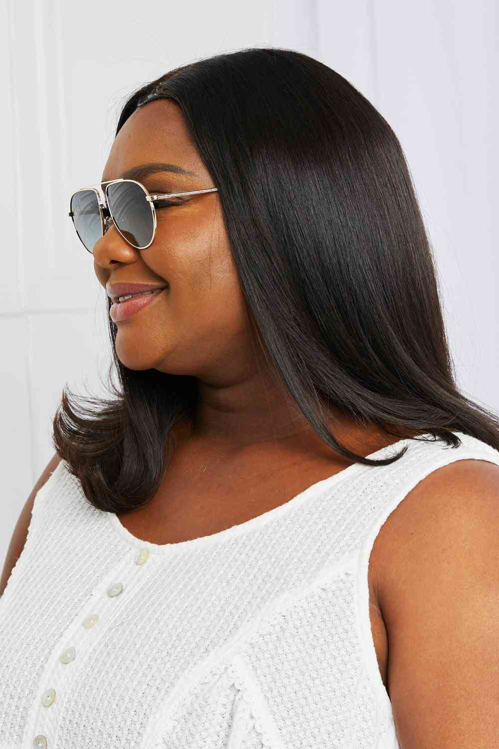 TAC Polarization Lens Aviator Sunglasses - Munsieur