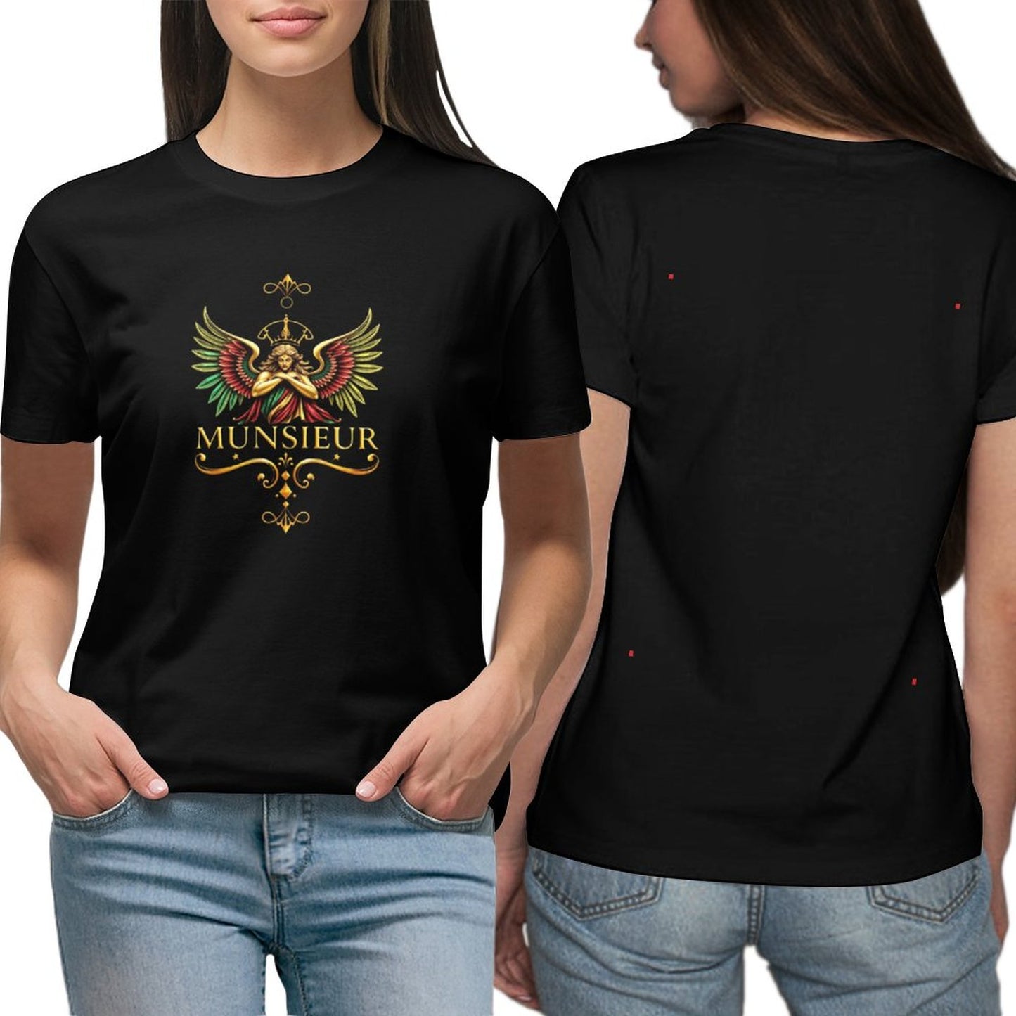 Munsieur Women's Timeless Style with Munsieur Premium Women's T-Shirts - Munsieur
