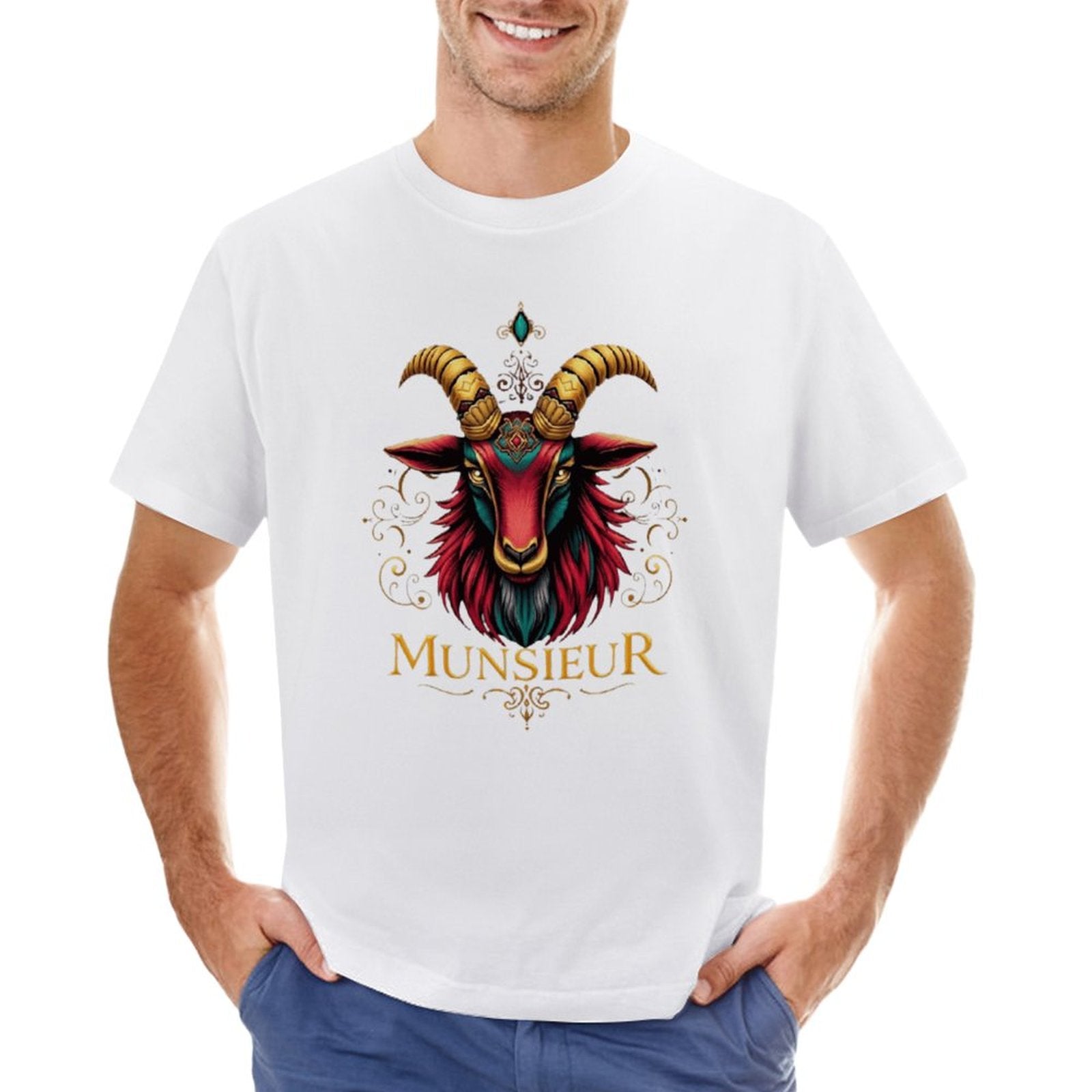 *Sale** Men's Munsieur Tee "Icon Billy" Designer Streetwear Fashion