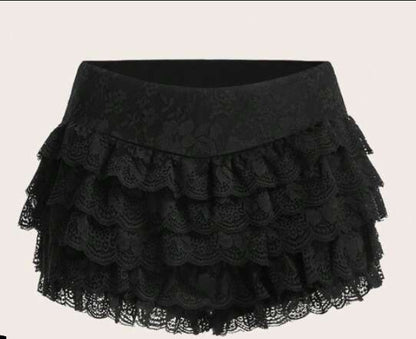 Women's Fashion Lace Ruffle Bottoms - Munsieur