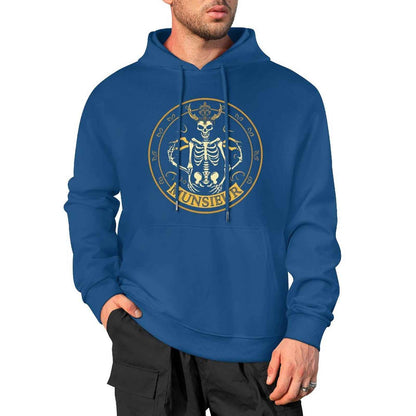 Munsieur Shadow Reaper: Luxe Skull Hoodie for Men - Munsieur