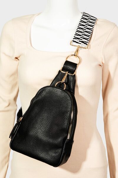 Fame Single Strap Faux Leather Sing Backpack - Munsieur